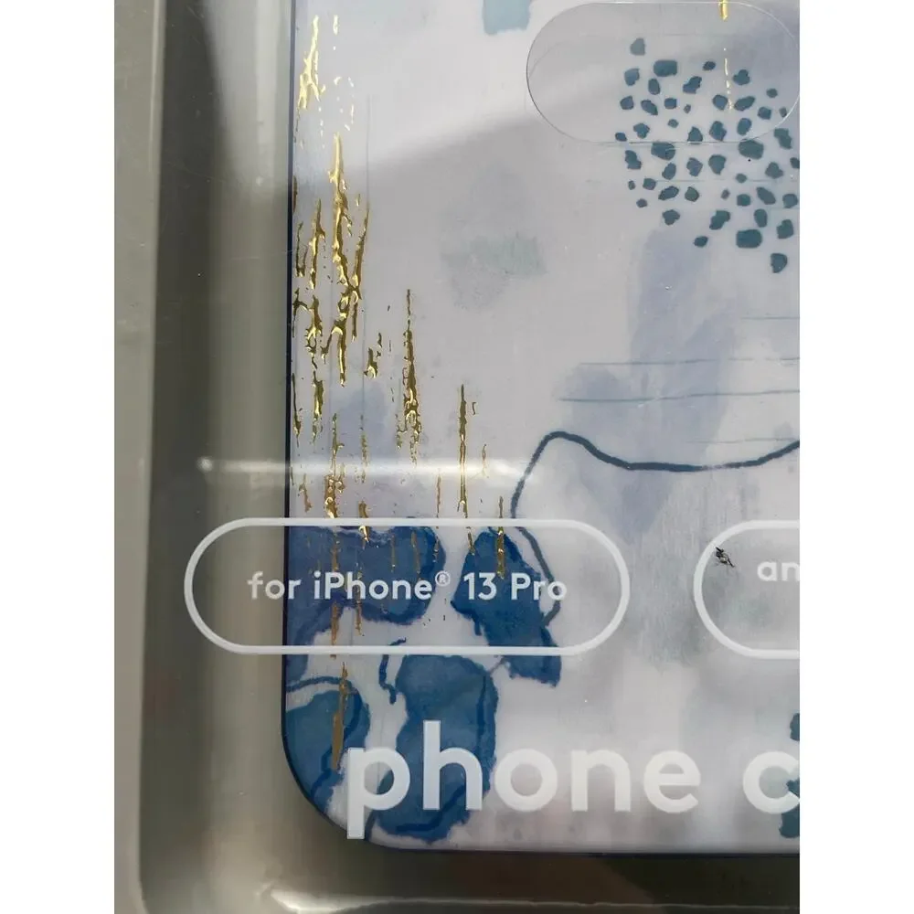 Heyday Green Gold Abstract Phone Case for iPhone 13 Pro New in Open Box